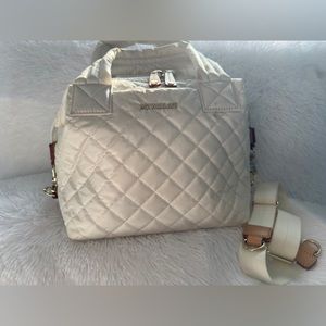 MZ Wallace Small Sutton Deluxe in Pearl Metallic